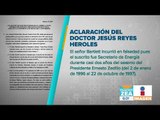 ¡Jesús Reyes Heroles explota contra Manuel Bartlett! | Noticias con Francisco Zea