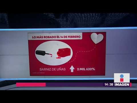 ¿Cuáles son los artículos más robados para el 14 de febrero? | Noticias con Yuriria Sierra