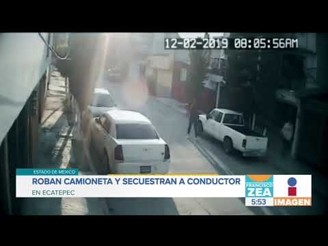 Roban camioneta y secuestran a conductor en Ecatepec | Noticias con Francisco Zea