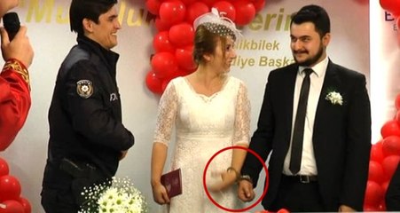 14 Şubat Sevgililer Günü'nende Kelepçeli Nikah Töreni