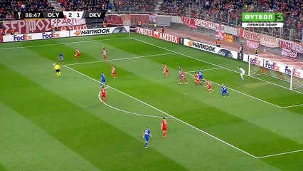 Benjamin Verbic Goal HD -  Olympiakos Piraeus	2-2	Dyn. Kyiv 14.02.2019