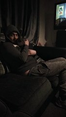 Cat Freaks Out at Sight of Dog