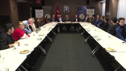 Ytb Başkanı Eren New York'taki Türk Öğrencilerle Buluştu - New