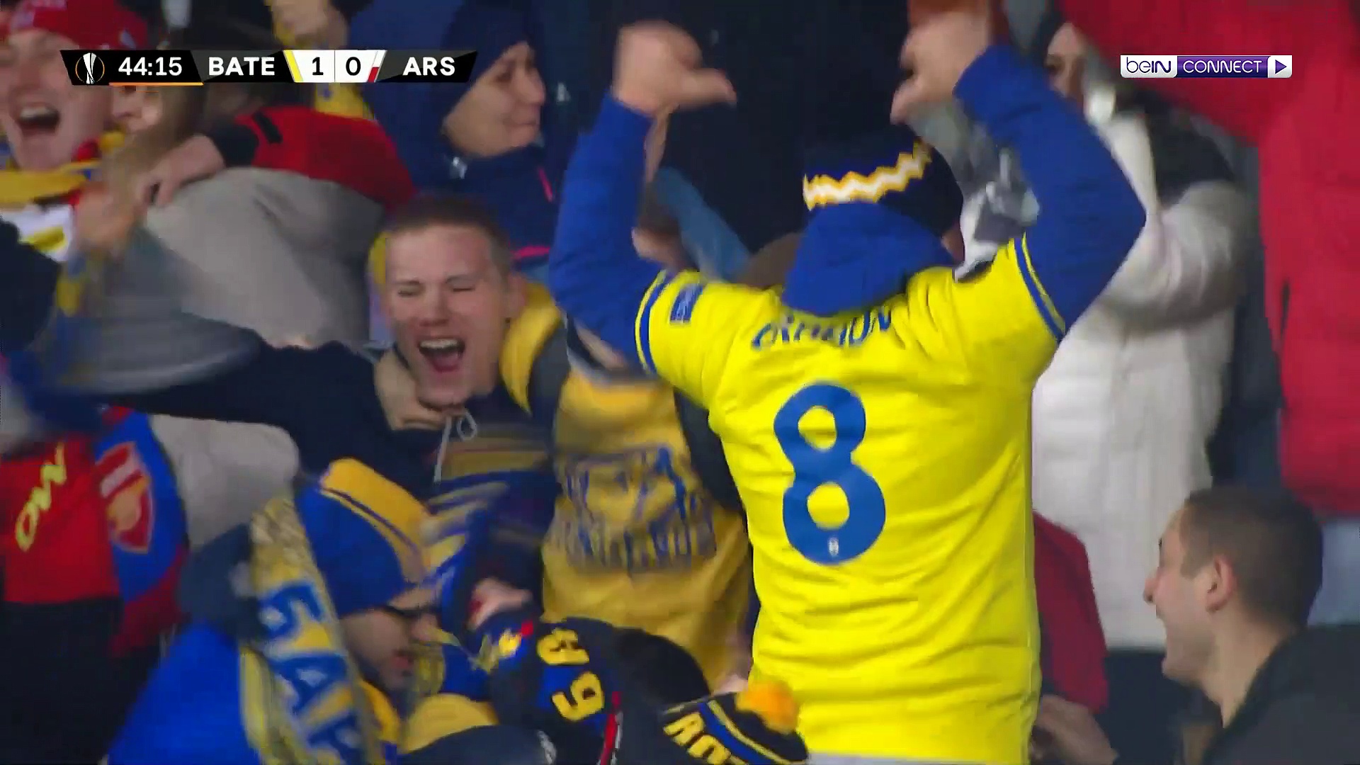 BATE 1 Arsenal 0