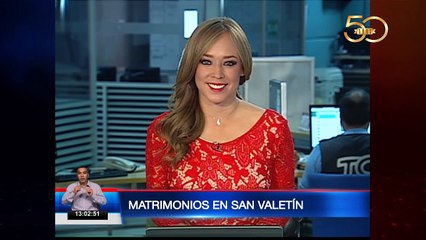 Varias personas se casaron en San Valentín en Guayaquil