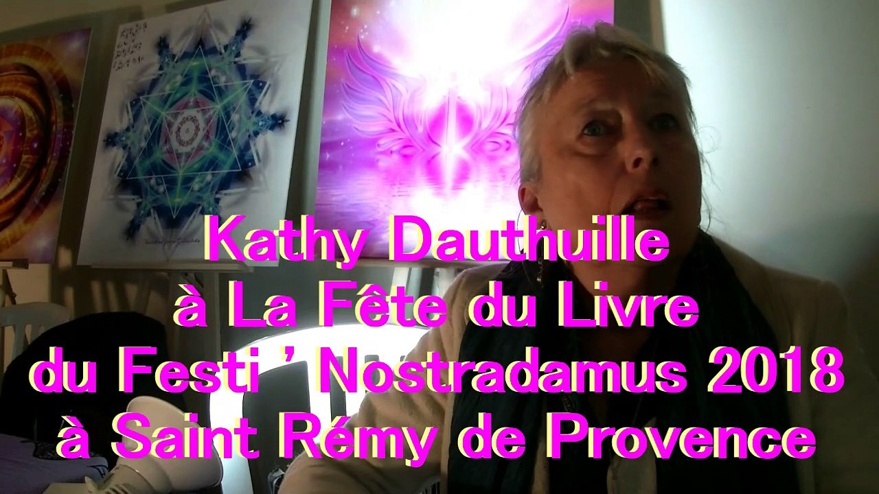 Kathy Dauthuille "La Phrase du Mage" au Festi'Nostradamus 2018Nostr 2018