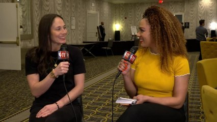 Sue Bird Arrives In Charlotte