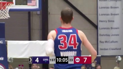 Adam Woodbury Posts 10 points & 18 rebounds vs. Greensboro Swarm