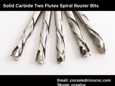 CNC Carbide Compression Double Spiral Router Bits for MDF Laminate