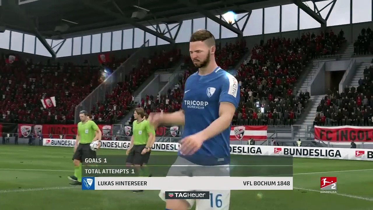 German 2 Bundesliga - VfL Bochum @ FC Ingolstadt - FIFA 19 Simulation Full Game 16/2/19