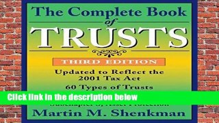 The Complete Book of Trusts, Third Edition