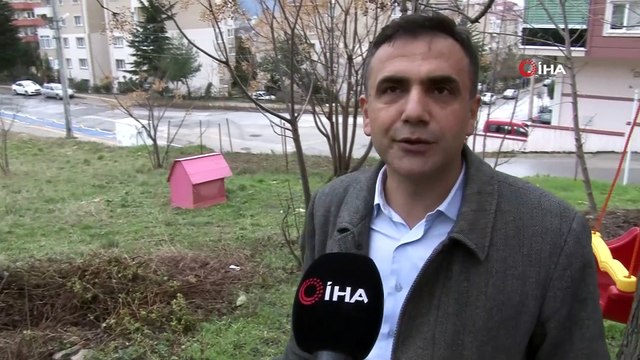 Bursa'da köpek dehşeti kameraya böyle yansıdı
