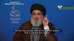 Nasrallah on 'real reason' why US continues '40 years of war on Iran' - English Subs