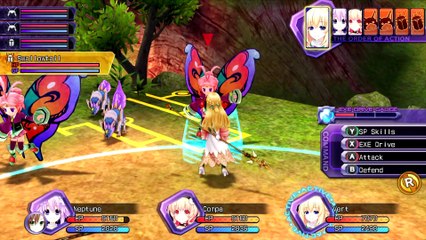 Hyperdimension Neptunia ReBirth 1 {PC} Gameplay part 9 — The Old Hag
