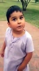 Children is innocent, amazing talk video of  cute little boy...