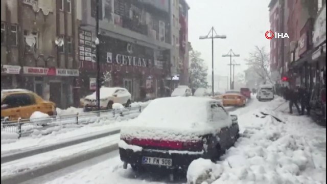 Bu kış, Karlıova adıyla özdeşleşti...Kar yağışı etkili olmaya devam ediyor