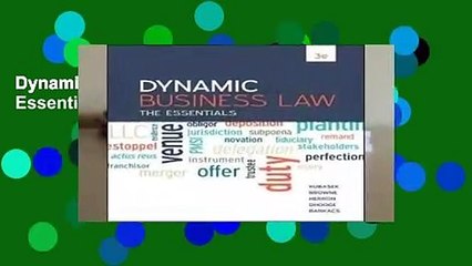 Dynamic Business Law: The Essentials