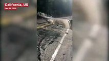 Highways Closed In California Due To Massive Sinkhole