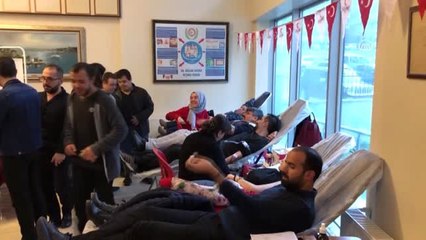 Hatay'da Eczacılar Kan ve Kök Hücre Bağışı Yaptı