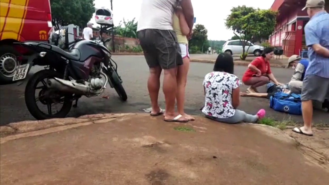 Siate atende vítimas de queda de moto no Bairro Morumbi