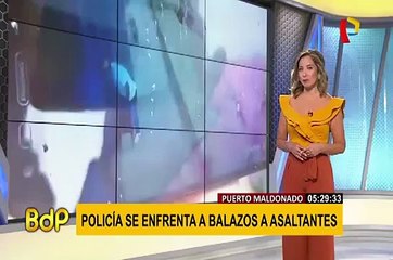 Madre de Dios: persecución y balacera dejó a un delincuente herido