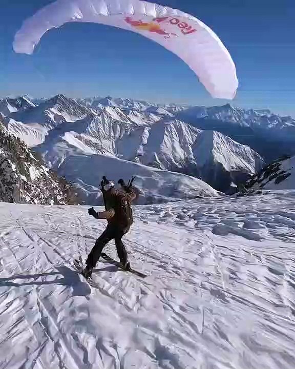 Parapente à Ski