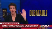 Rachel Maddow Runs Montage Of Republicans Opposing Trump Declaration