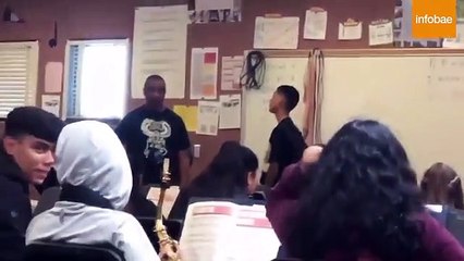 Fort combat entre étudiant et enseignant - Strong Fight between student and teacher