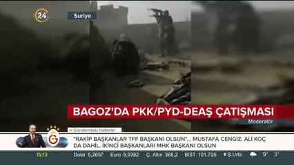 Bagoz'da PKK/PYD-DEAŞ çatışması