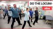 Hospital orthopaedic staff start morning ballroom dance routine before their shift | SWNS TV