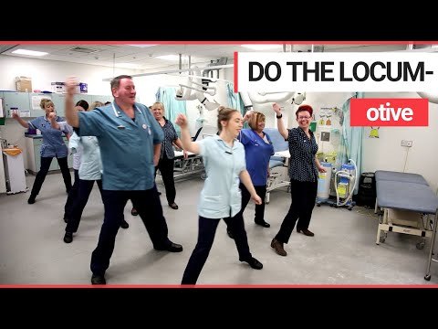 Hospital orthopaedic staff start morning ballroom dance routine before their shift | SWNS TV
