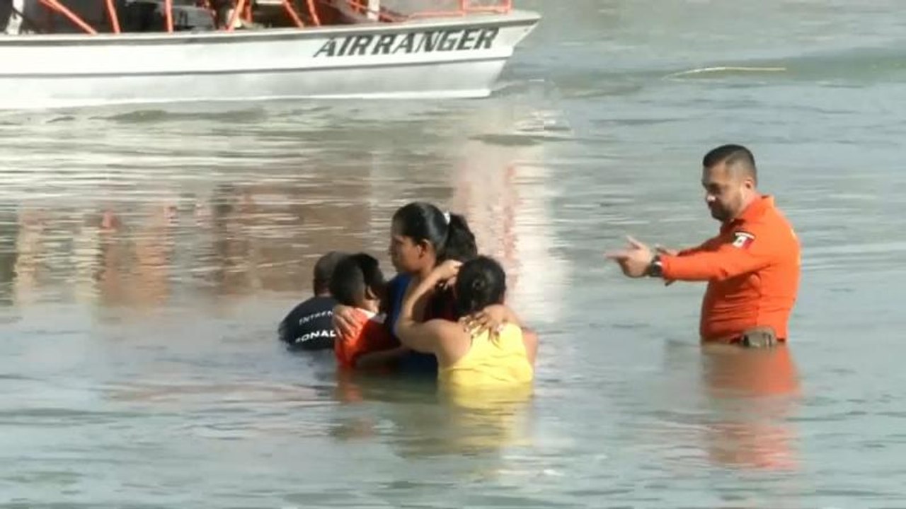 Migranten aus Rio Grande gerettet