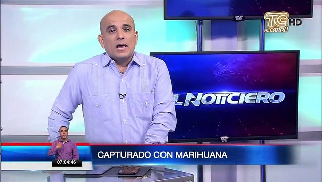 Sujeto capturado con dos maletas llenas de marihuana en el sur de Guayaquil