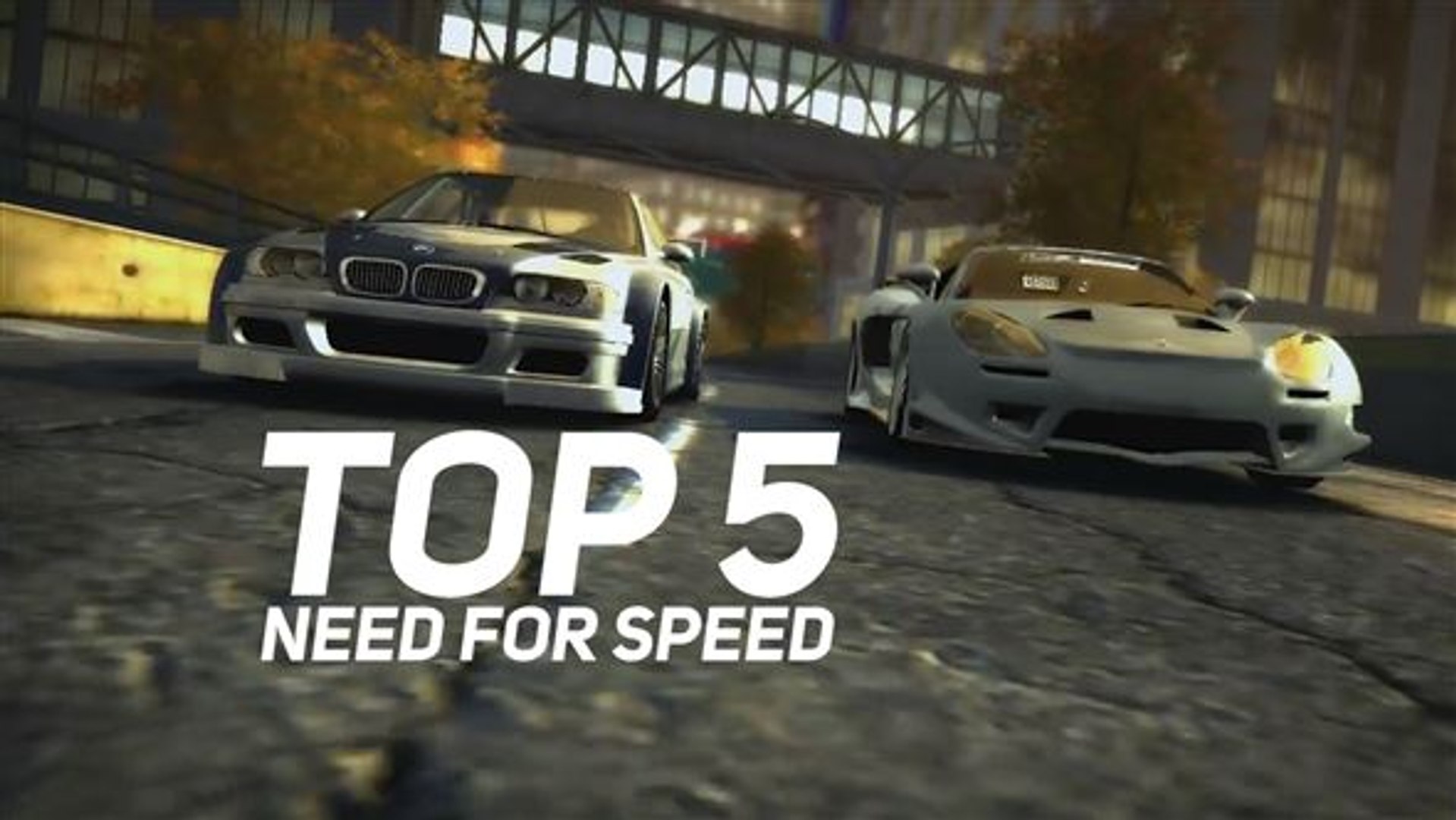 Les 5 meilleurs ''Need for Speed'' de tous les temps - Vidéo Dailymotion