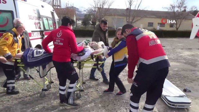 Ambulans helikopter organ yetmezliği bulunan hasta için havalandı