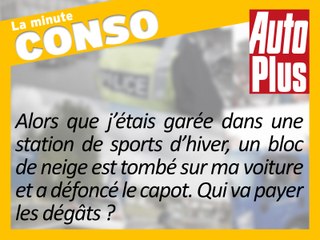 Neige qui chute d’un toit sur mon auto: qui paie les dégâts ?