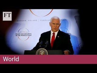 Mike Pence urges EU to withdraw from Iran nuclear deal