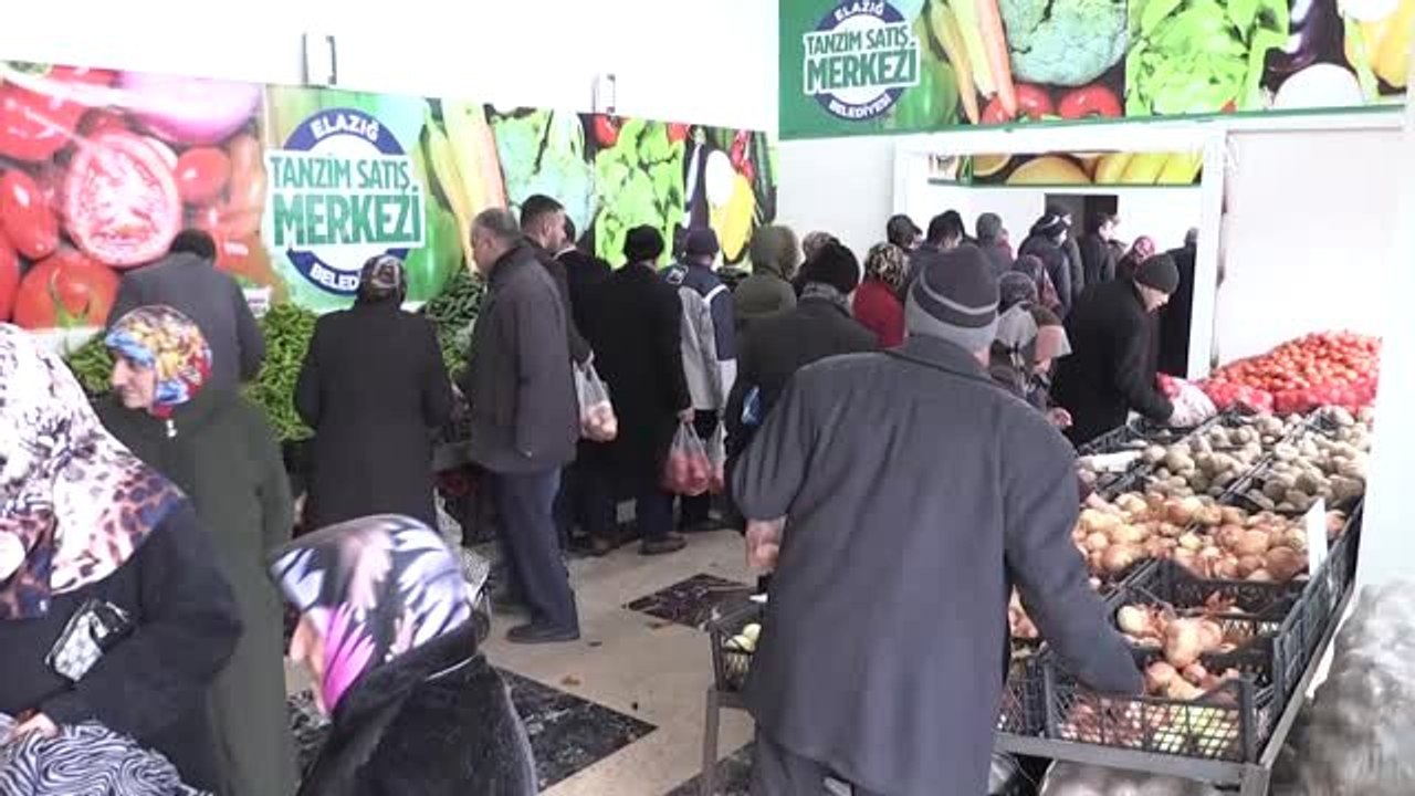 Elazığ'da İlk "Tanzim Satış Noktası" Açıldı