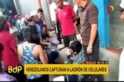 Trujillo: ciudadanos venezolanos capturan a ladrones de celulares y les dan paliza