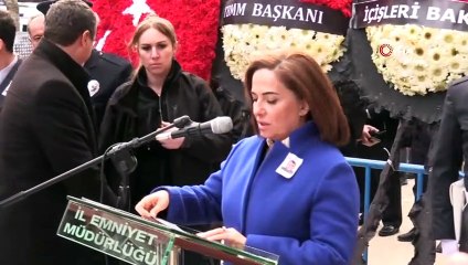 Rehine olayında şehit olan polis için tören yapıldı