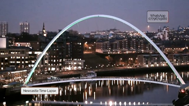 STUNNING bustling Newcastle at night!