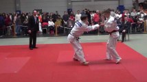 Finale Provincial 2019 U18 -66kg entre Giovanni Van de Wiele (Kano Tournai) et Kasim Bisimbiyev (Judo Deux Haine)