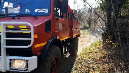 Après l'accident de parapente, un incendie s'est déclaré à Crolles