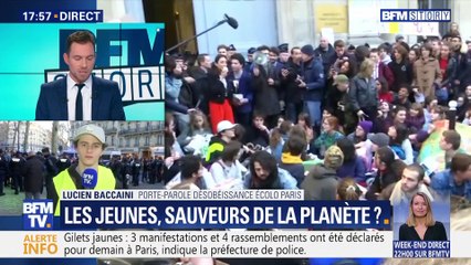 Climat : Les jeunes dans la rue