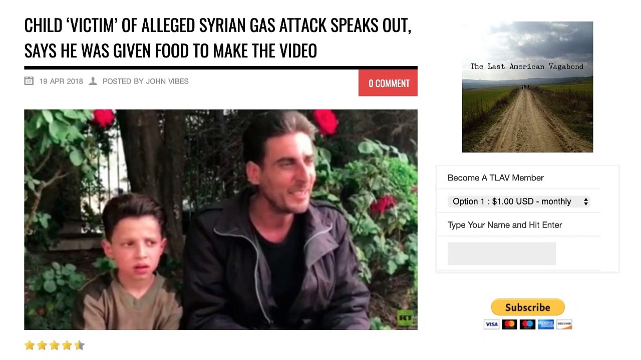 BBC Producer Admits Douma Gas Attack Was Staged, Netanyahu Says He Seeks "War With Iran" & Much More