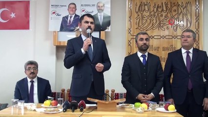 Bakan Kurum vatandaşlarla buluştu