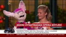 Minik kız ağzını oynatmadan opera söyledi, izleyenler hayran kaldı