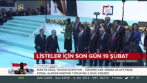 Aday listeleri için son gün 19 Şubat