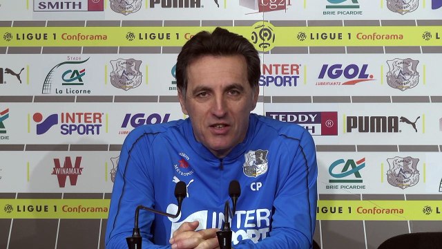 Avant le match Olympique de Marseille - Amiens SC , Christophe Pélissier