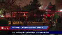 Marmara Üniversitesi’nde yangın